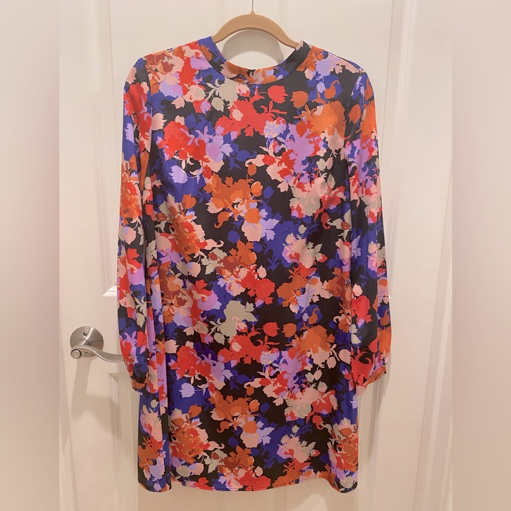 CeCe by Cynthia Steffe floral long sleeve dress